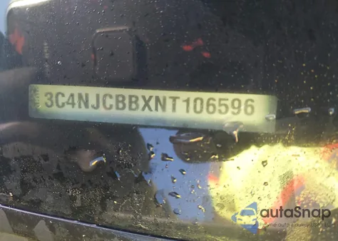 2022 Jeep Compass Latitude Fwd из США, поврежденный, VIN 3C4NJCBBXNT106596